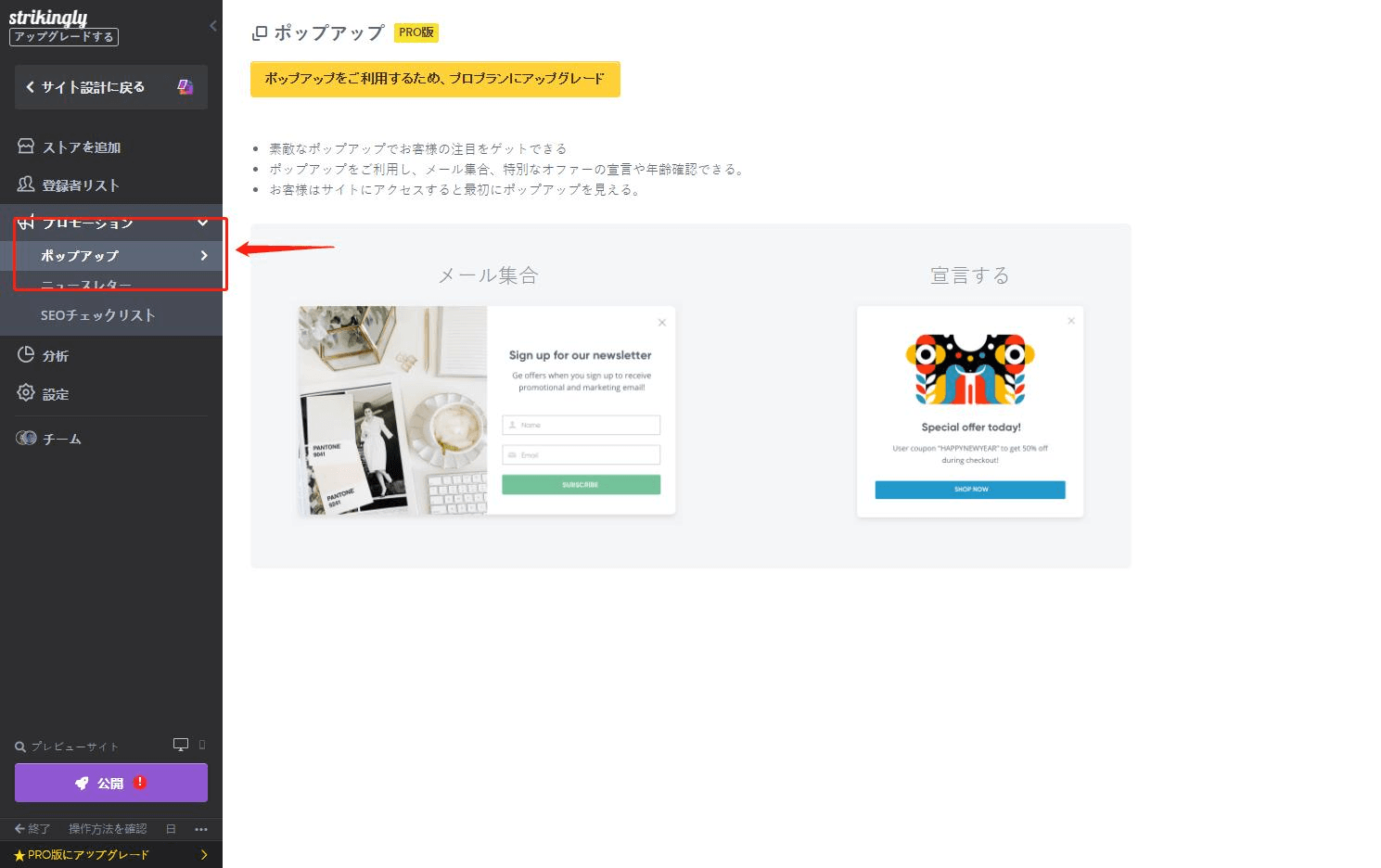 プロモーション プロモーション